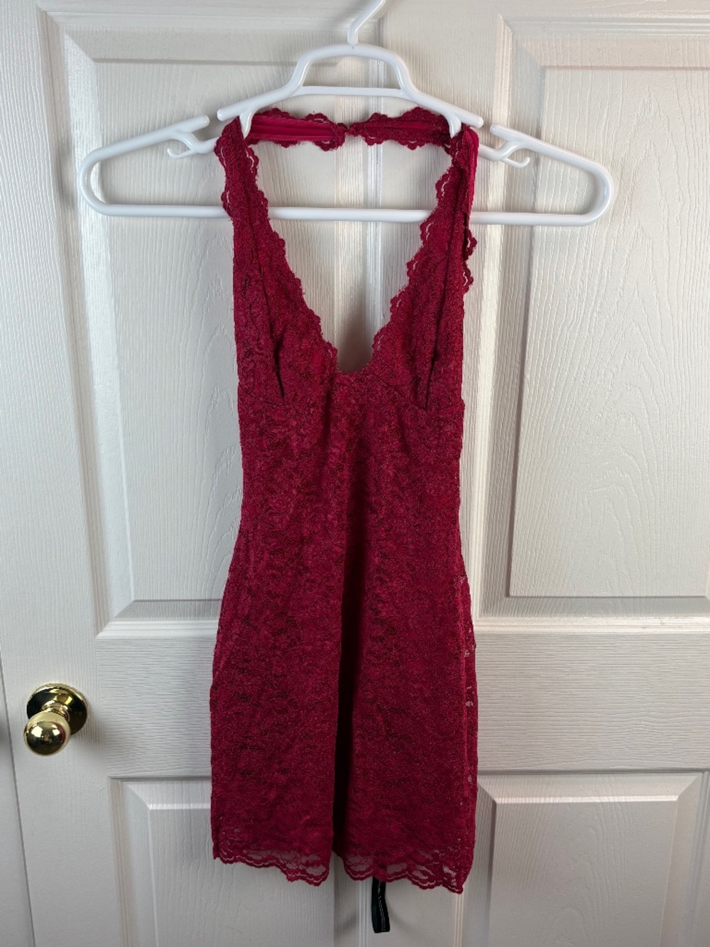 White Fox Boutique Hunny Bunny Lace Pink Dress